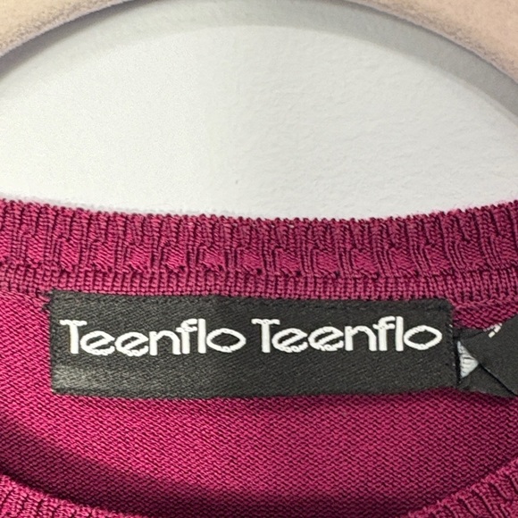 Teenflo Rich Burgundy Tank Top - Picture 2 of 8
